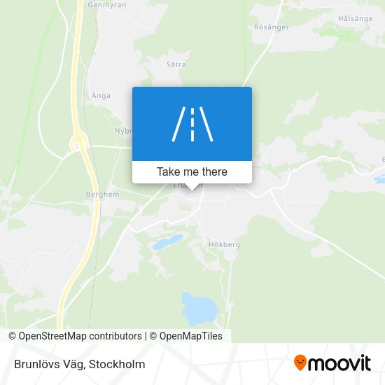 Brunlövs Väg map