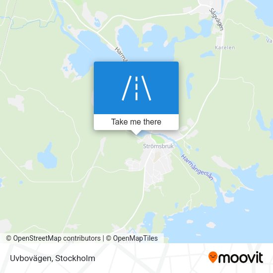 Uvbovägen map