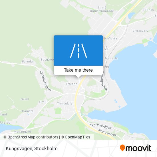 Kungsvägen map