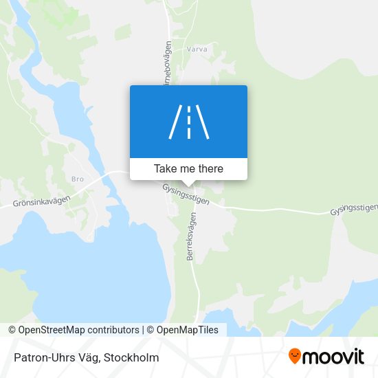 Patron-Uhrs Väg map