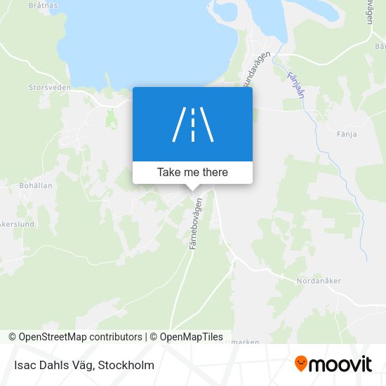 Isac Dahls Väg map
