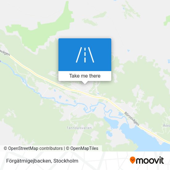 Förgätmigejbacken map