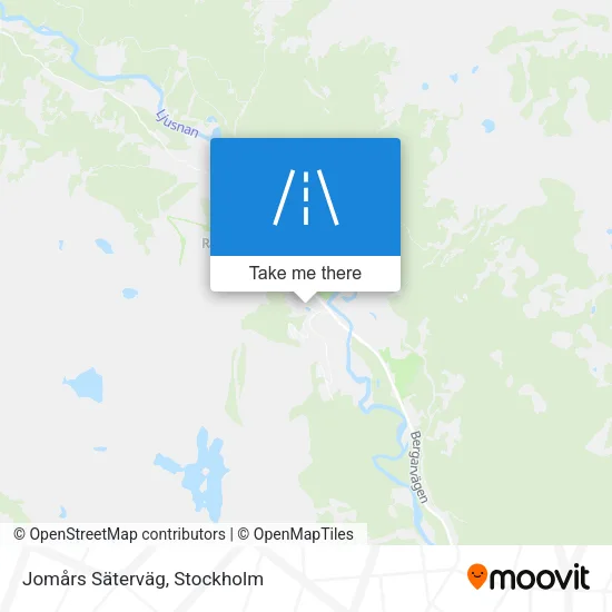 Jomårs Säterväg map