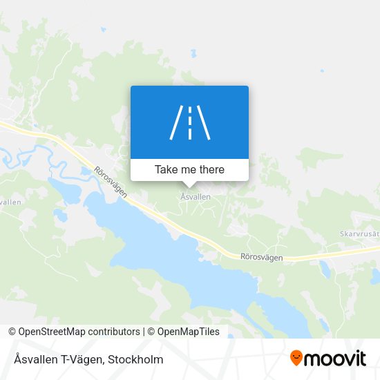 Åsvallen T-Vägen map