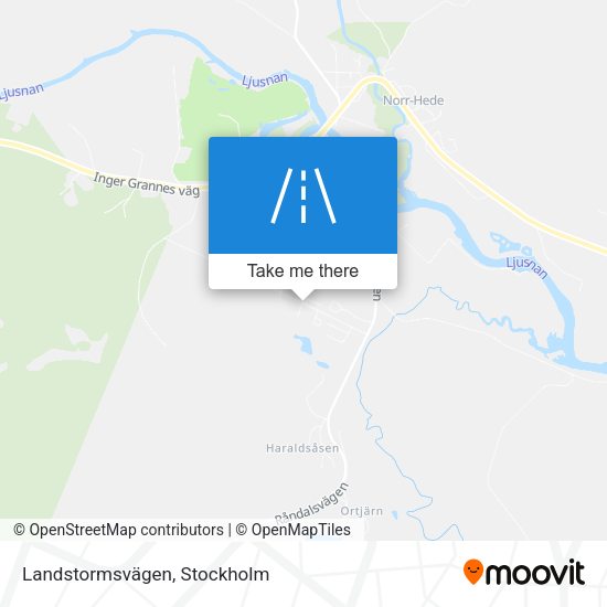 Landstormsvägen map