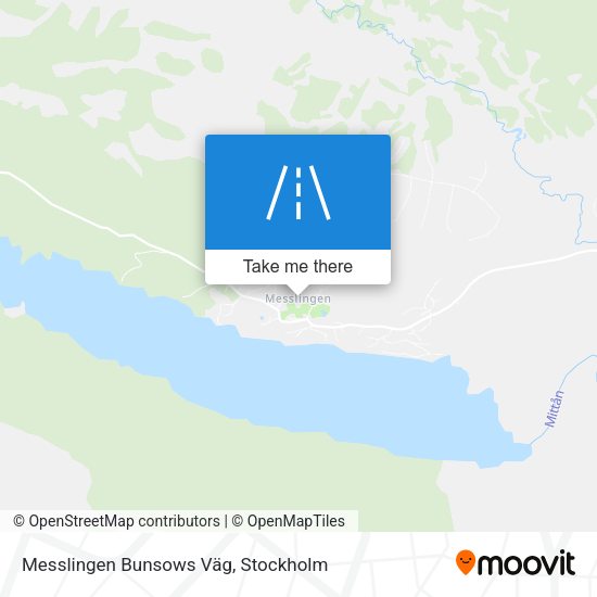 Messlingen Bunsows Väg map