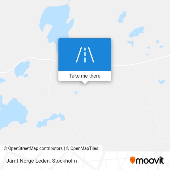 Jämt-Norge-Leden map