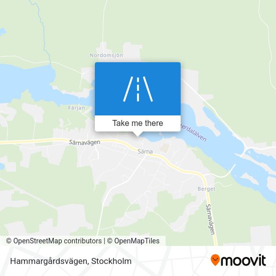 Hammargårdsvägen map