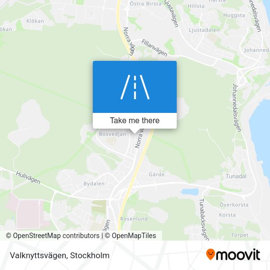 Valknyttsvägen map