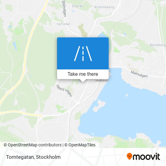 Tomtegatan map