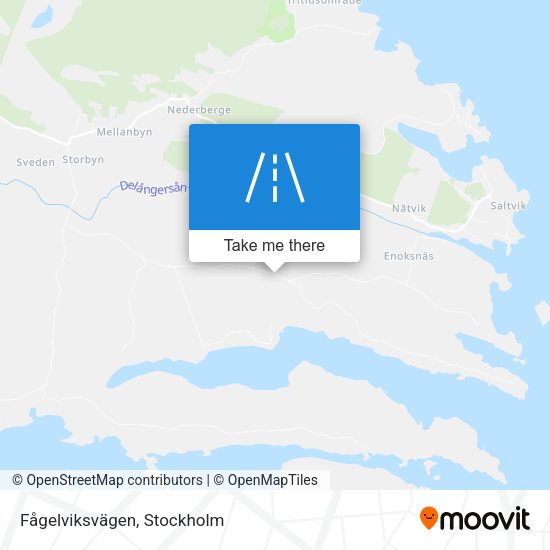 Fågelviksvägen map
