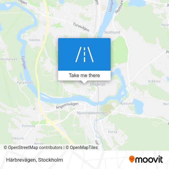 Härbrevägen map