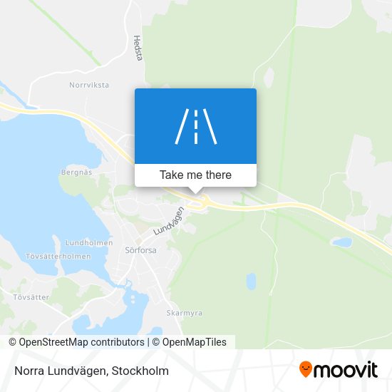 Norra Lundvägen map