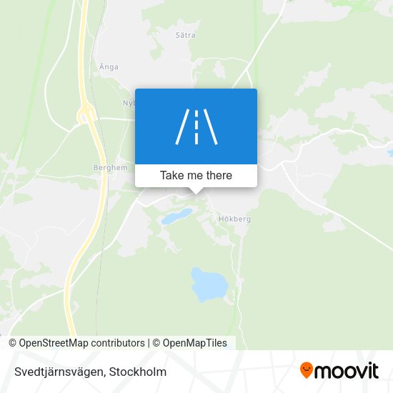 Svedtjärnsvägen map