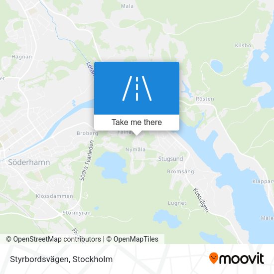 Styrbordsvägen map