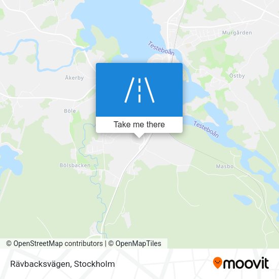 Rävbacksvägen map