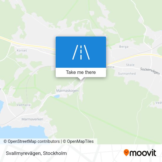 Svallmyrevägen map