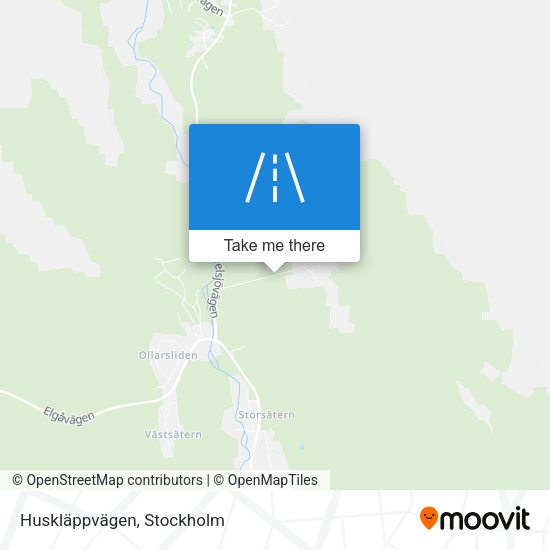 Huskläppvägen map