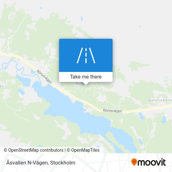Åsvallen N-Vägen map