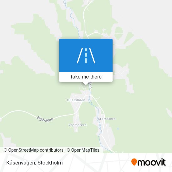 Kåsenvägen map
