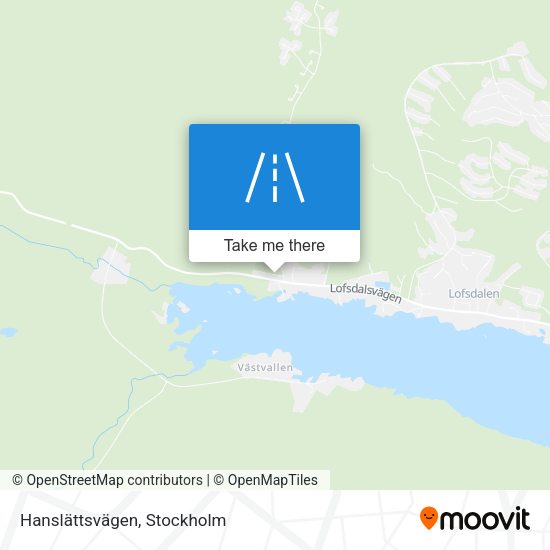 Hanslättsvägen map