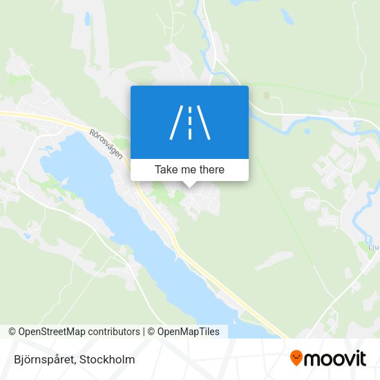 Björnspåret map