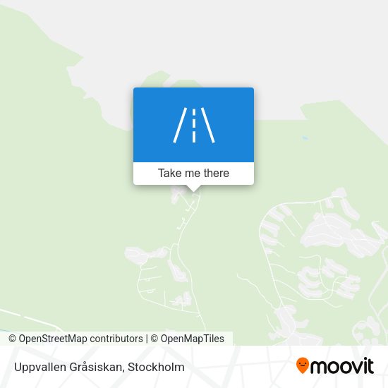 Uppvallen Gråsiskan map