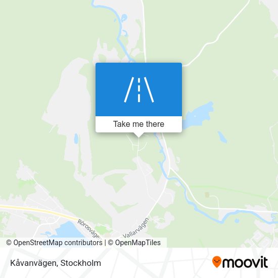 Kåvanvägen map