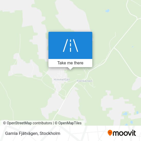 Gamla Fjätvägen map