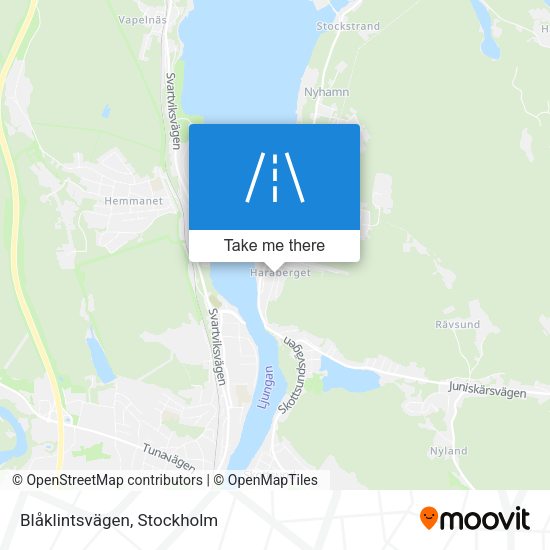 Blåklintsvägen map