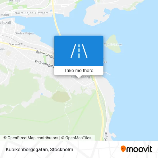 Kubikenborgsgatan map