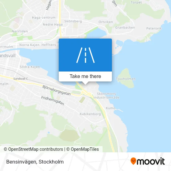 Bensinvägen map