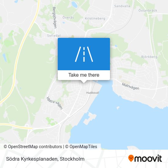 Södra Kyrkesplanaden map