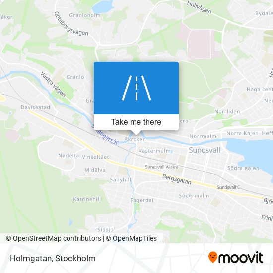 Holmgatan map