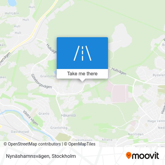 Nynäshamnsvägen map