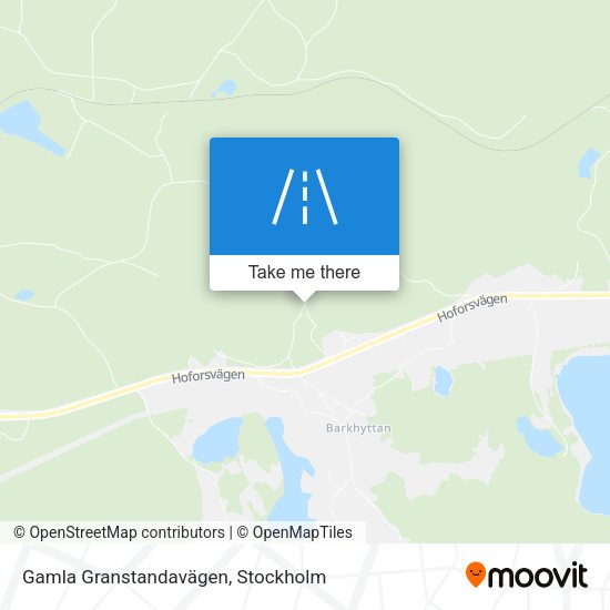 Gamla Granstandavägen map