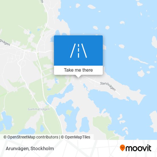 Arunvägen map