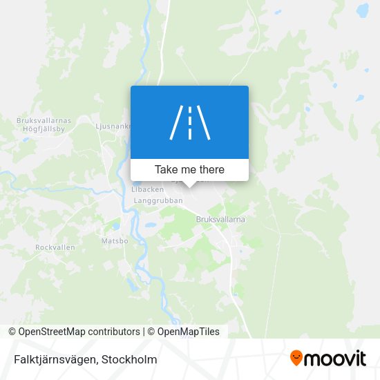 Falktjärnsvägen map