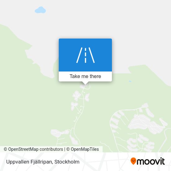 Uppvallen Fjällripan map