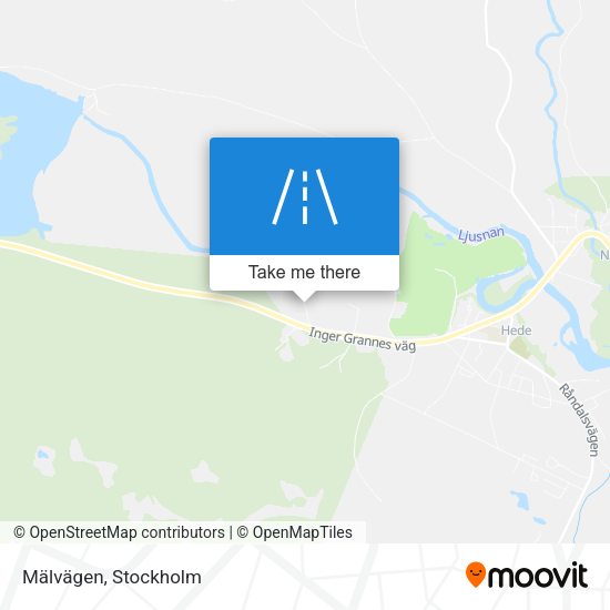 Mälvägen map