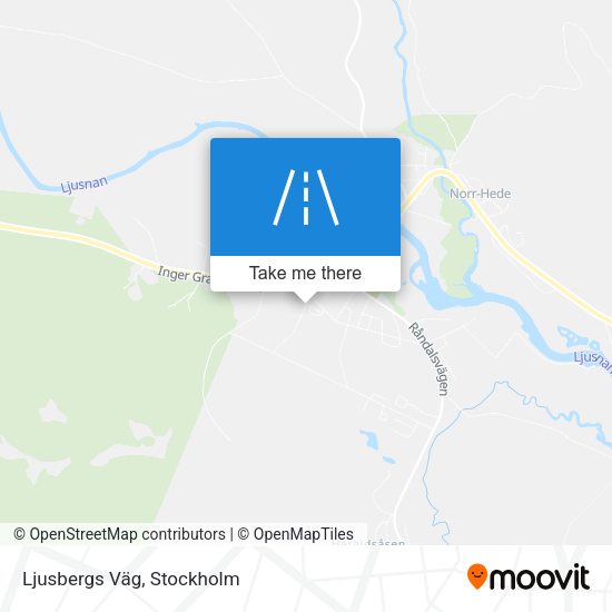Ljusbergs Väg map