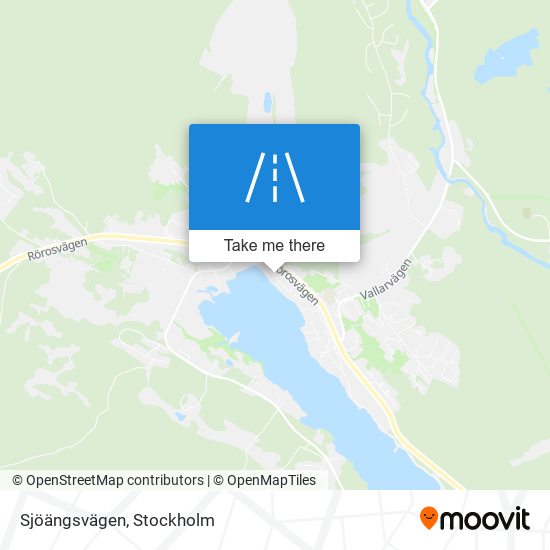 Sjöängsvägen map