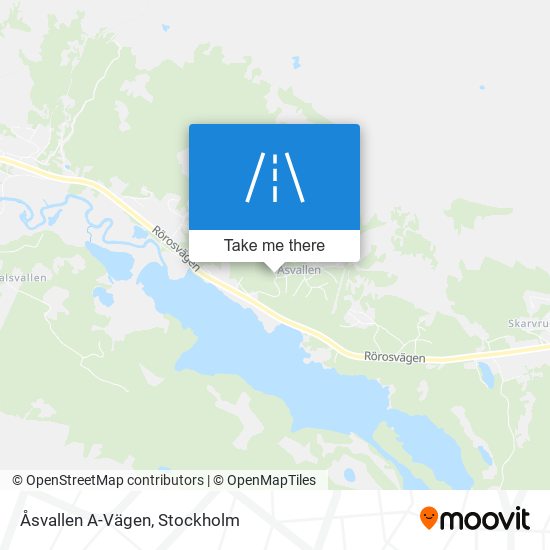 Åsvallen A-Vägen map