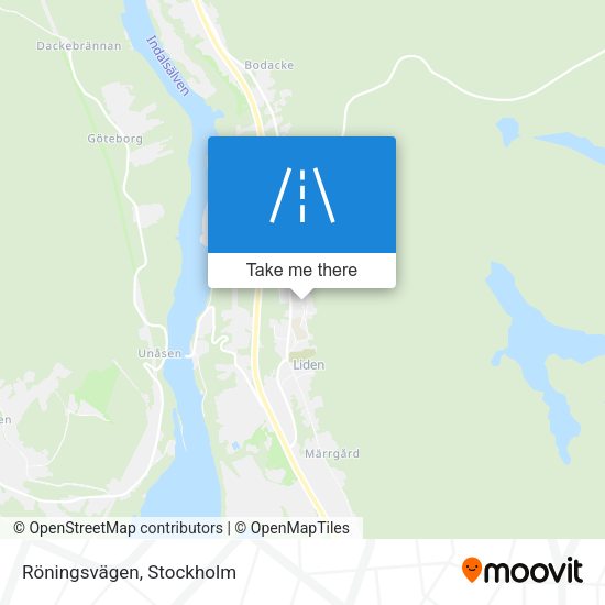 Röningsvägen map