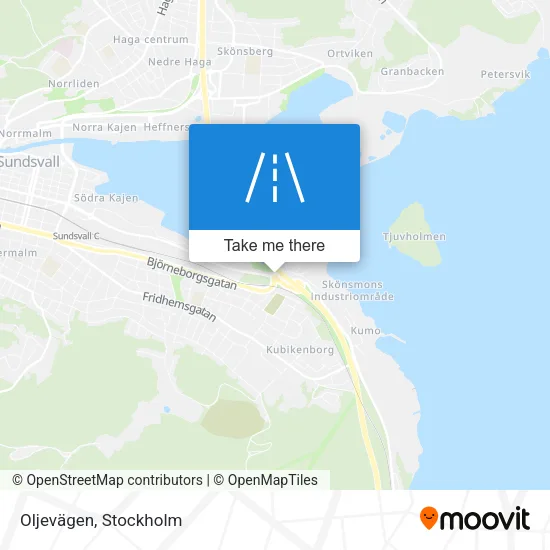 Oljevägen map