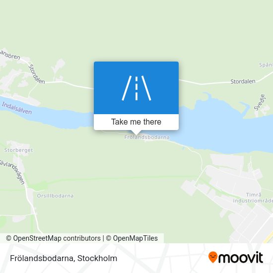 Frölandsbodarna map