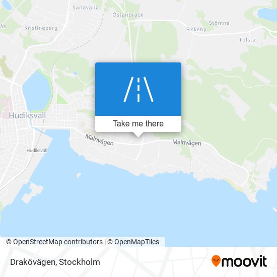 Drakövägen map