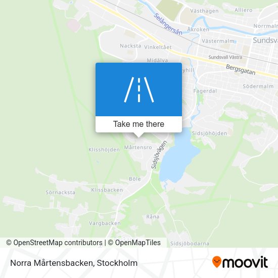 Norra Mårtensbacken map