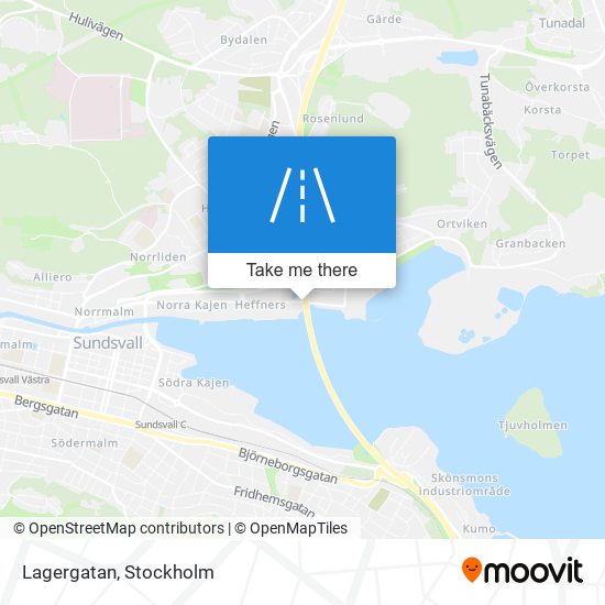 Lagergatan map