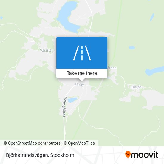 Björkstrandsvägen map